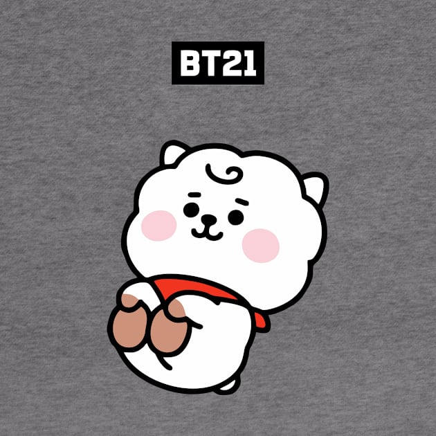 bt21 bts exclusive design 73 by Typography Dose